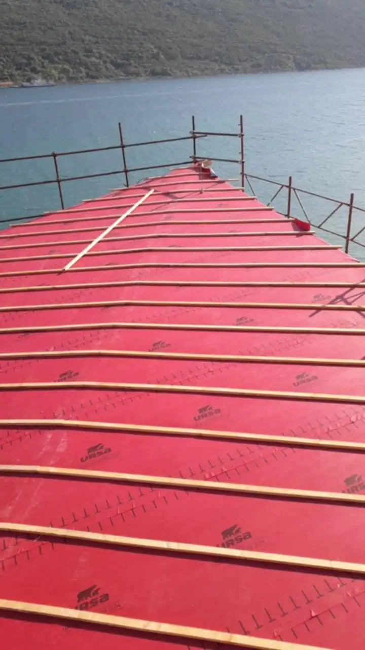 European flat-roofing project on the Montenegro coast - founder's background
