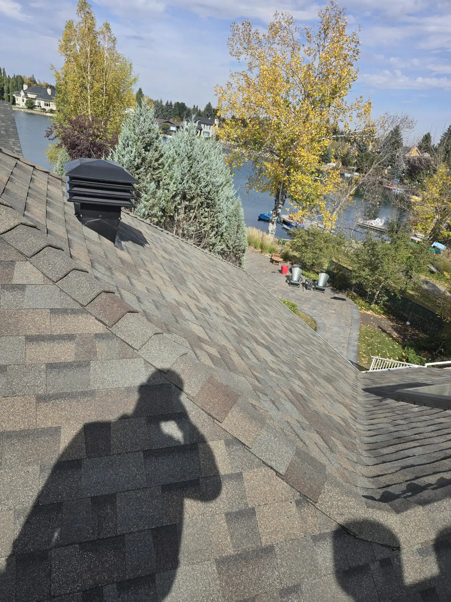 Class 4 hail-resistant shingles installed in Arbour Lake, Calgary, AB